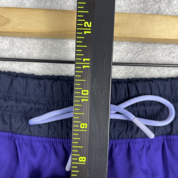 Athleta Oahu Blue Colorblock Swim Board Shorts Womens 8 Sporty Beach Coastal - Picture 6 of 10